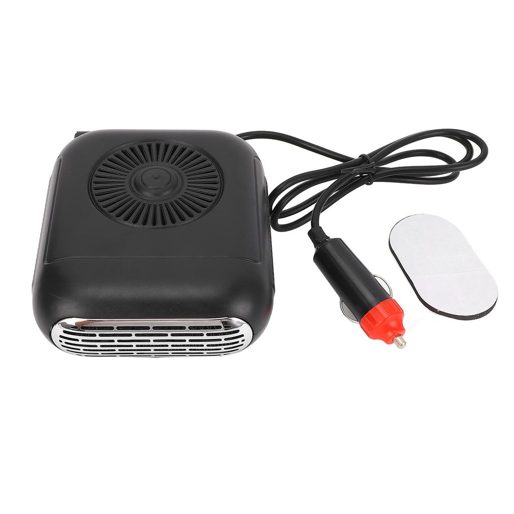 Car Heater Portable Electric Quiet Vehicle Small Space Thermostat 12V 360 Degree Adjustable 2 Level Temperature 12V Car Heater