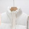 Down Cotton Vest for Women Short Small Fragrant Wind Sleeveless Cotton Vest Wearing Jacket Jacket Tide