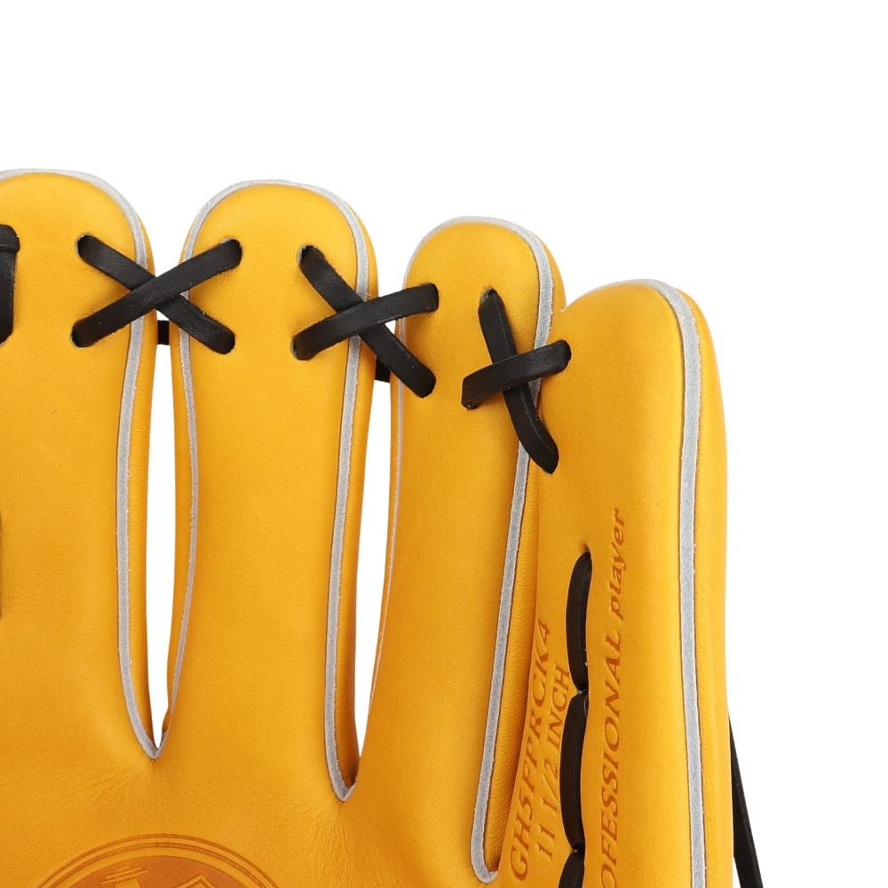 Rawlings PRO PREFERRED GH5FPRCK4 Luva de Arremesso de Beisebol Dourada, Bola Dura, Para Jogador de Campo Interno, Castanha, 11,5 polegadas, Destra