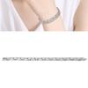 Magnetic Therapy Bracelet Titanium Steel Arthritis Pain Fatigue Relief Magnetic Bracelet Silver