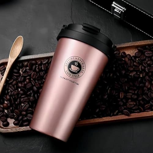 

Ladfrol Mug, Insulated Coffee Cup, Portable Mug, Cold/Insulated Tumbler, Vacuum Insulated, Stainless Steel, with Lid, Portable, Direct Drip, Perfect G