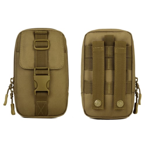 PHOENIX IKKI Small Accessory Case, Fits 6-inch Smartphones, Compatible with iPhone 8 Plus, Belt Mount, Available in 6 Camouflage Colors, Multifunction