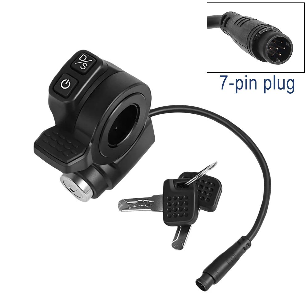 7pin Handlebar Switch With Accelerator for Kugoo Kukirin G2 Master Electric Scooter Speed Throttle Lock Key Part