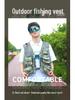Men's Breathable Multi-Pocket Outdoor Vest for Fishing, Photography, and Workwear