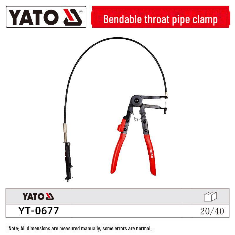 

Набор плоскогубцев для хомутов для труб Yiertuo Dust Cover YT-0677 Bendable Tube Bundle Elastic Pipe Clamp