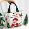 Christmas Gift Bag Cartoon Santa Claus Elk Xmas Tree Handheld Canvas Bag Merry Christmas Decor Natal Navidad Happy New Year 2026