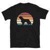 Retro Sunset Dog Pet Lover English Springer Spaniel Short-Sleeve Unisex T-Shirt