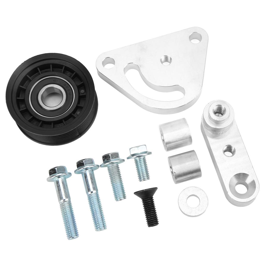 Metal Manual Belt Tensioner with Pulley Car Accessory Replacement for Camaro 1998‑2002