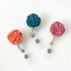 3D Flora Retractable Badge Holder Name Tag Easy Pull Buckle Nurse Badge Reel  Doctor Students
