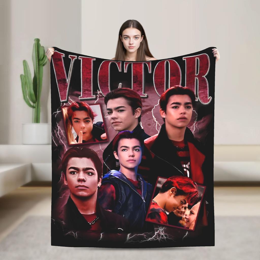 Zombies 4 Dawn of the Vampires Knitted Blankets Flannel Addison Bootleg Lightweight Throw Blankets Travel Home Couch Thin Quilt