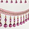 Lace Crystal Beads Accessories Tassels for Curtains European Decorative Hanging Table Edge Pendants in Stock