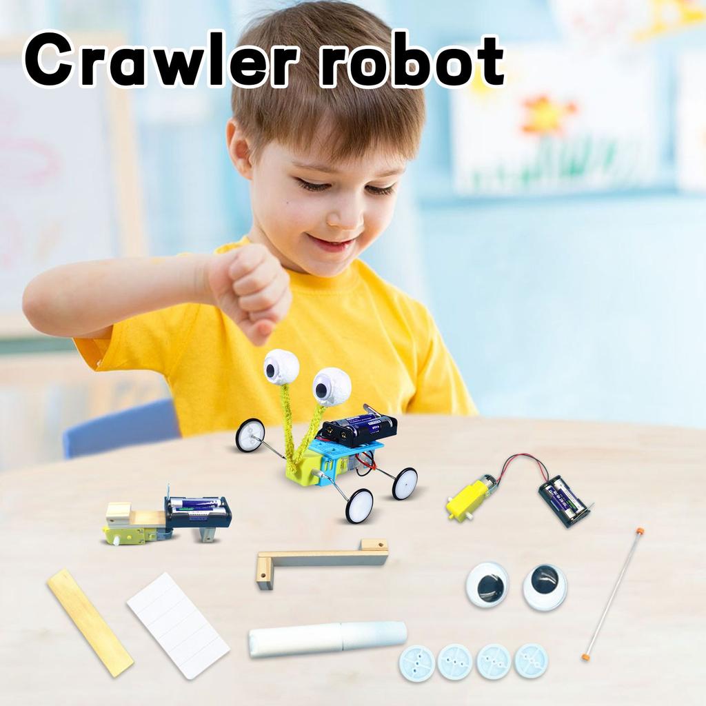 Cultivation Of Primary School Students' Interest In Manual Science Experiments, Toy Electric Crawler Material Package
