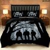 Supernatural Pattern Bedding Quilt Set Quilt Cover Pillowcase Home Birthday Gift(1 * Duvet Cover + 2 * Pillowcase, Without Core)