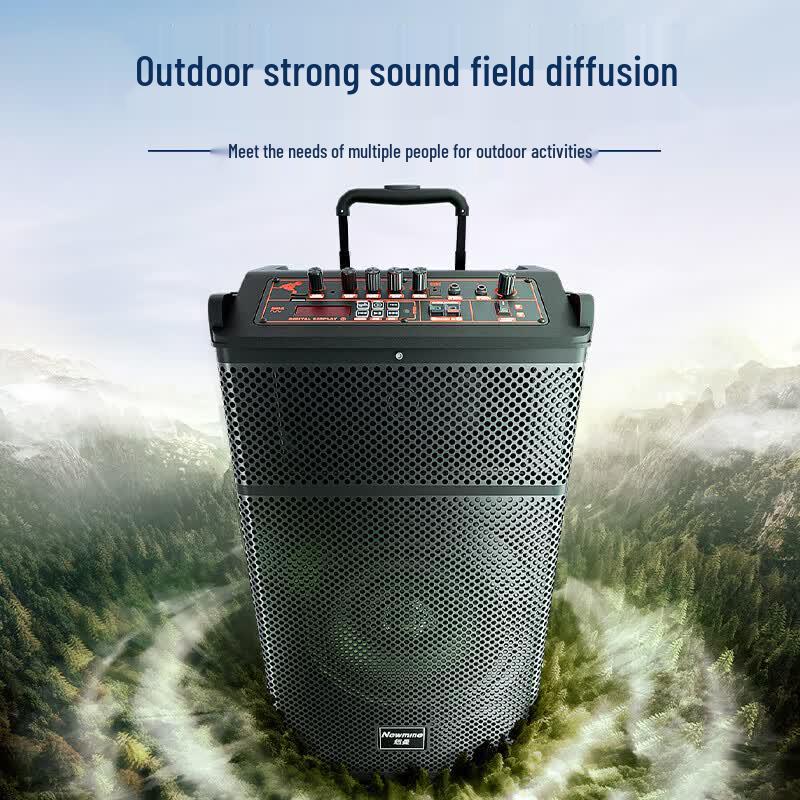 Newmine N520 Portable Bluetooth Trolley Speaker (CN Version)