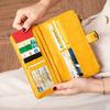Guangzhou Oil Wax Mad Horse Leather Wallet Purse High Quality Leather Large Capacity Envelope Clutch Bag