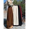 Pantaloni a zampa larga in velluto a coste da donna Autunno Inverno Nuova Moda Eleganti Taglie Forti Larghi Casual Semplici Lunghi Pantaloni Dritti Abbigliamento