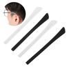 4 Pairs Outdoor Glasses Accessory Silicone Anti Slip Ear Hook Eyewear Slip Sets Spectacle Leg Sets Sunglasses Temple Tip Holder