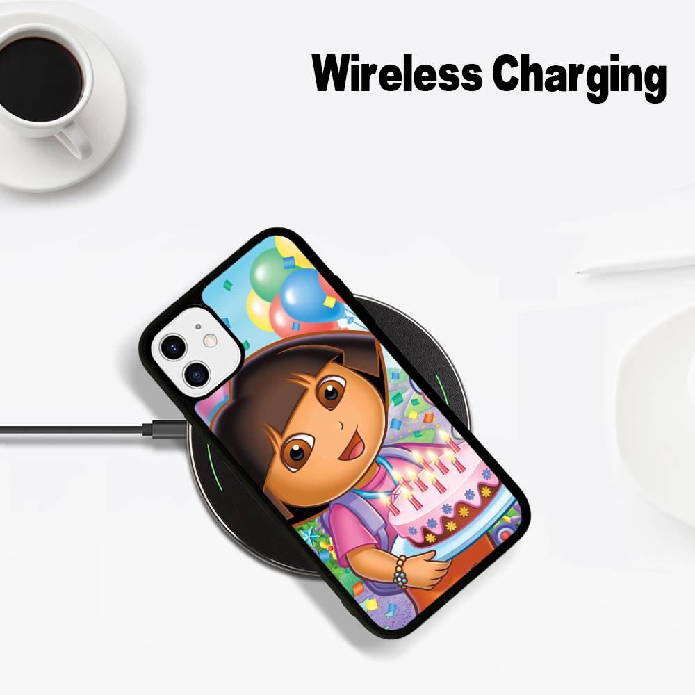 Adventure TV D-Dora The E-Explorer Phone Magesafe Magnetic Wireless Charge Case For IPhone 16 11 12 13 14 15 Pro Max Plus Mini