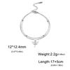 Charm Animal Dragonfly Pendant Double Layer Bracelet for Woman Wedding Stainless Steel Bracelets Engagement Fashion Jewelry