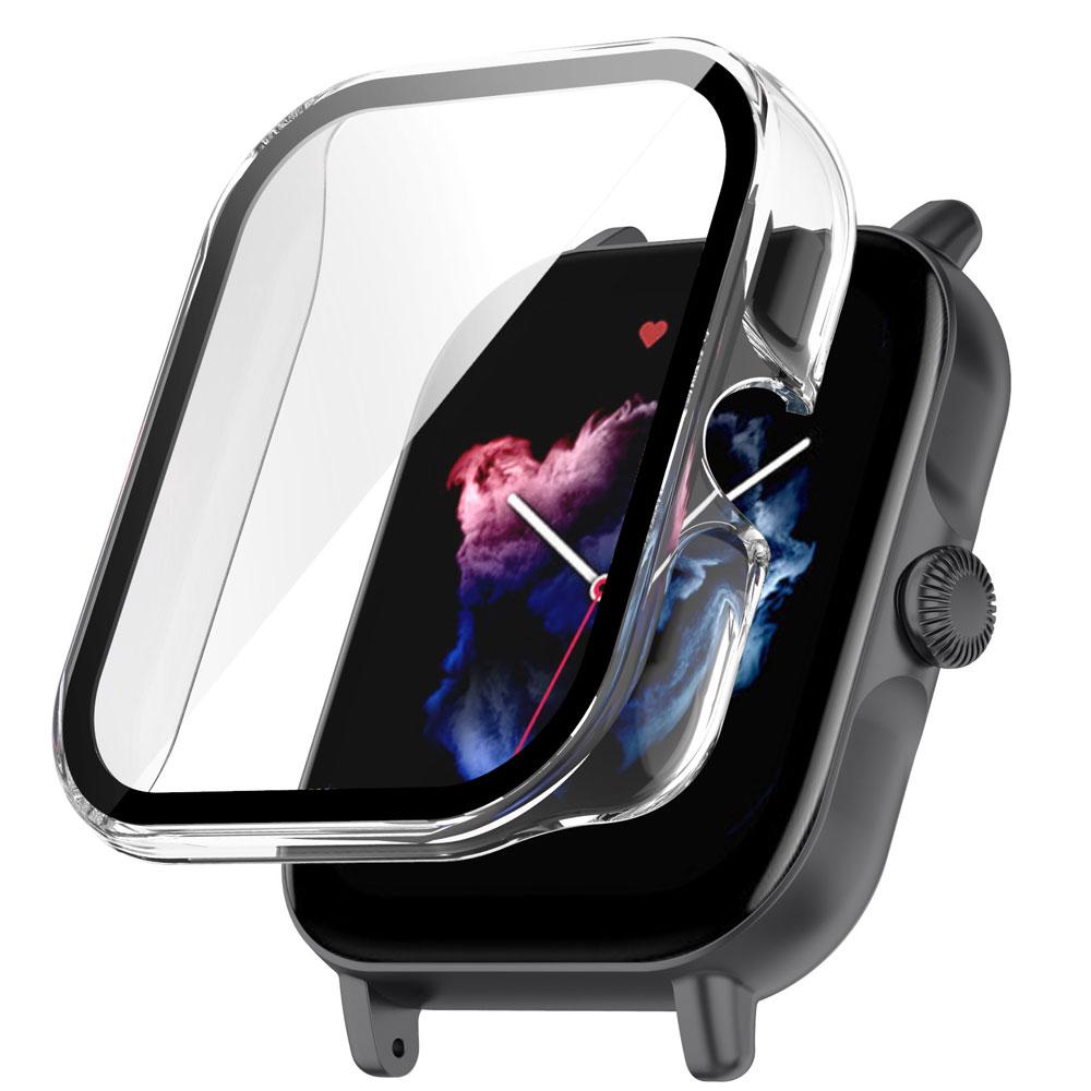 Funda + Cristal Templado Para Amazfit GTS 3 Cubierta Protector de Pantalla Marco Carcasa Antiarañazos Para Huami Amazfit GTS3 Accesorios de Reloj