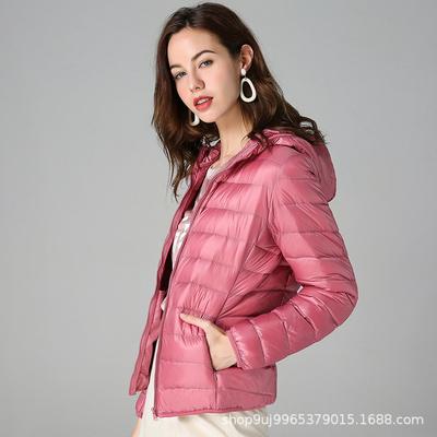 Daunenjacke Damen neu kurz leicht und dick warm und schlank modische Jacke