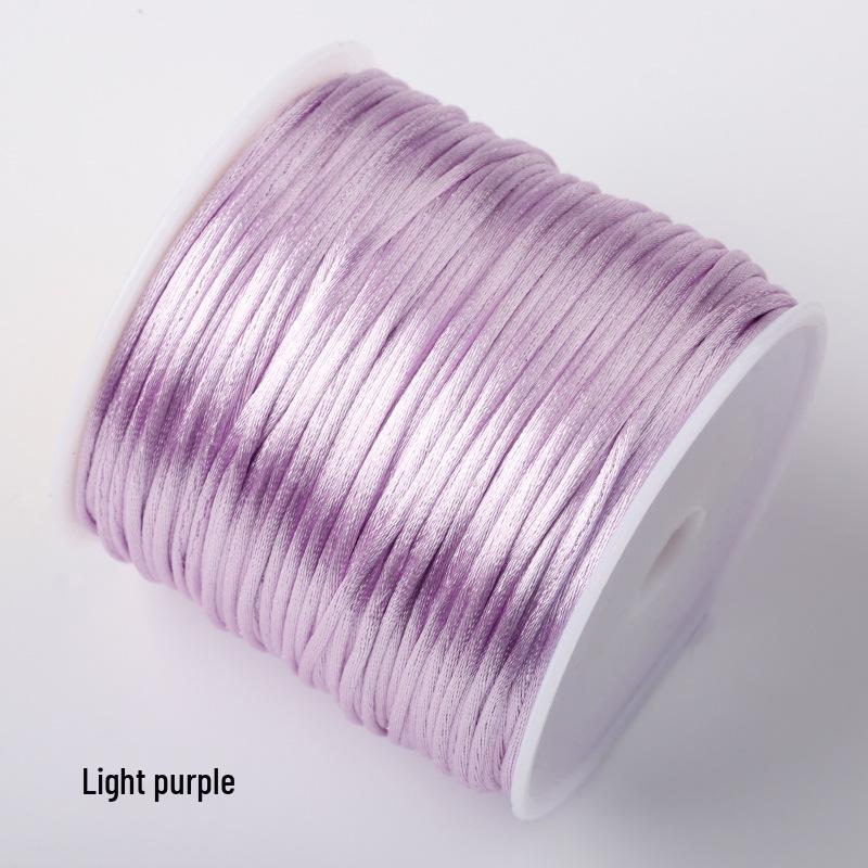 New Small 7# Chinese Knot Rope: Taiwan Silk Red Thread for Weaving Waist Chain