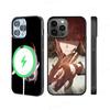 M-makima Anime Phone Case Magnetic Case For IPhone 16 14 13 12 11 15 Pro Max Plus For Magsafe Wireless Charge Cover