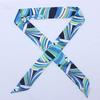 New Fashion Retro Pinrt Bag Luxury Designer Womens Silk Scarf Headwear Long Skinny Tie Scarves Ribbon Accessories Summer