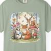 Woodland Animals T-shirt | Forest Fox, Deer & Rabbit Tee