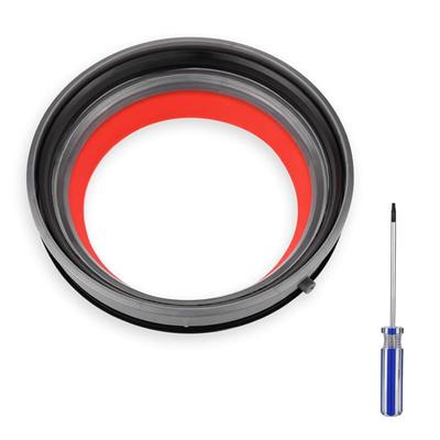 Anillo de Copa de Polvo de Repuesto iieco para Aspiradoras Dyson SV18 e Incluye Tapa de Cubo Transparente y Sellado Compatible con Parte Superior del Cubo de Polvo y Modelo de Polvo