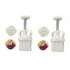 Unique Mooncake Mold Hand Pressure Molds Rabbit Shape Bean Cake Molds Baking Accessories Suitable for Special Occasion