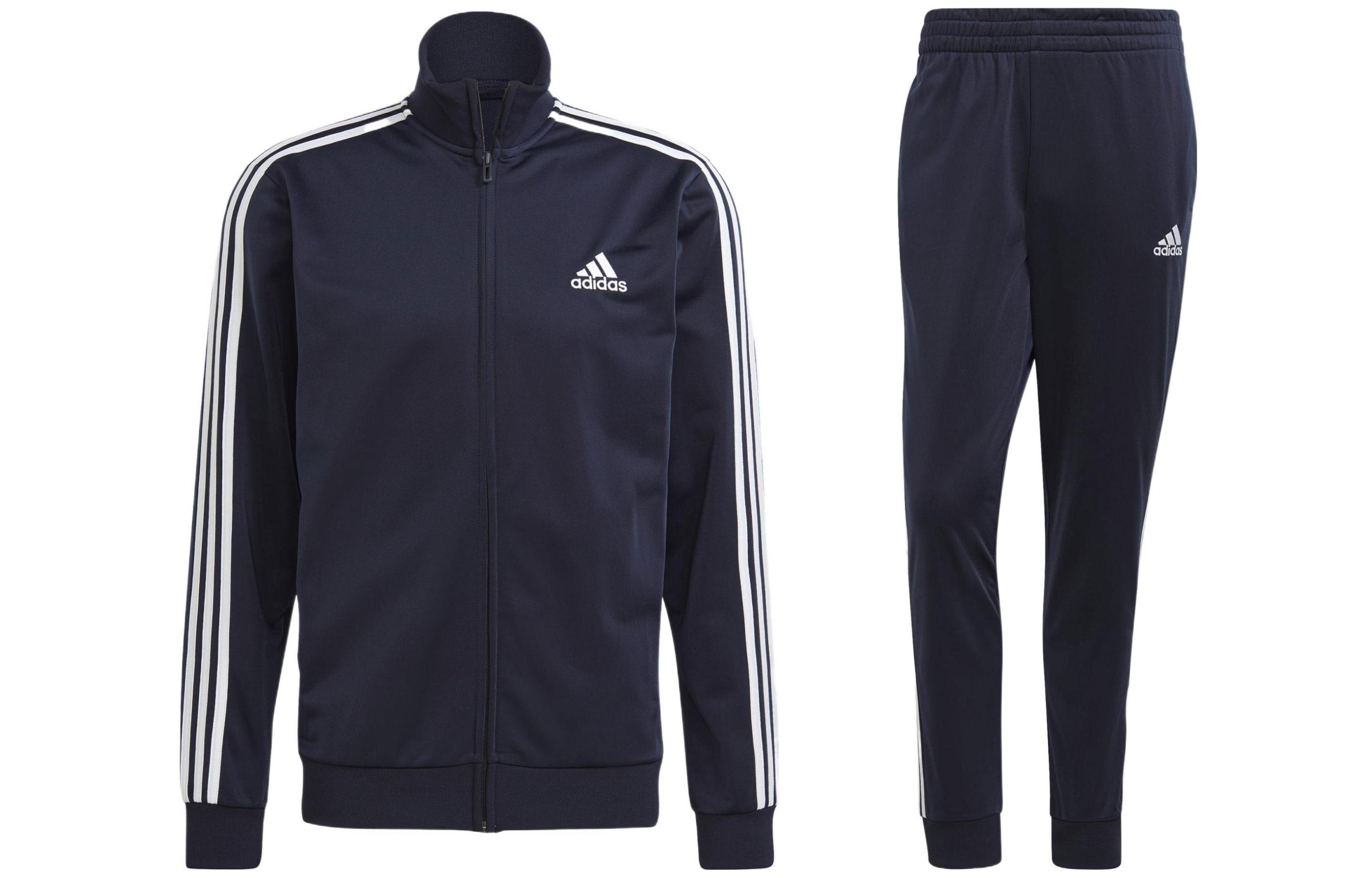 Adidas ESSENTIALS 3 Stripes Casual Sportswear Men s Blue GK9658 3XL