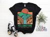 Yellowstone National Park US Vintage Retro T-Shirt, USA Wyoming Parks Lover Retro Gifts, Adventure Camping Hiking Travel Souvenirs Present,