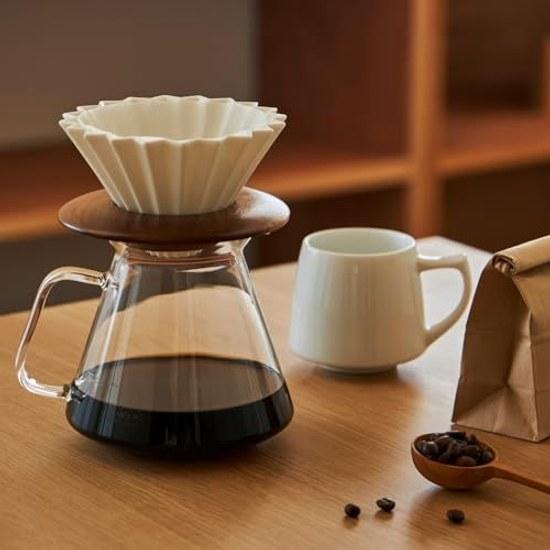 ORIGAMI Glass Coffee Server HARIO 710ml Made Japan
