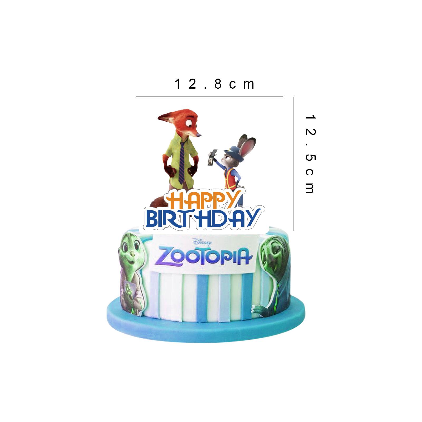 

Банер для прикраси тематичної вечірки до дня народження, прапорці, прапорець для торта - Набір One Size