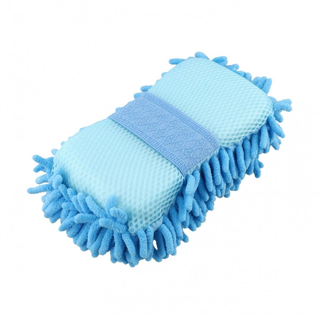 Autopflege Schwamm Blau Chenille Reinigungswerkzeug Mikrofaser