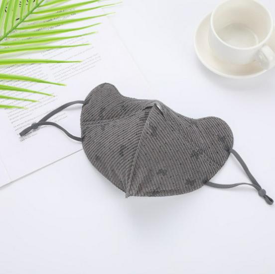 

Women s 3D Striped Bow Mask - Warm, Non-Ear-Loop Face Cover for Autumn/Winter Cycling