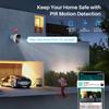 Security Cameras Wireless Powered Cameras for Home Security W/AI Motion Detection Spotlight & Siren Alarm 2K Color Night Vision, SD/Cloud Storage