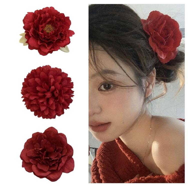 Unique Rose Hair Clip Enhances Feminine Eleganct Hairpin Women's Fashion Hair DecorationSuitable For Various Event