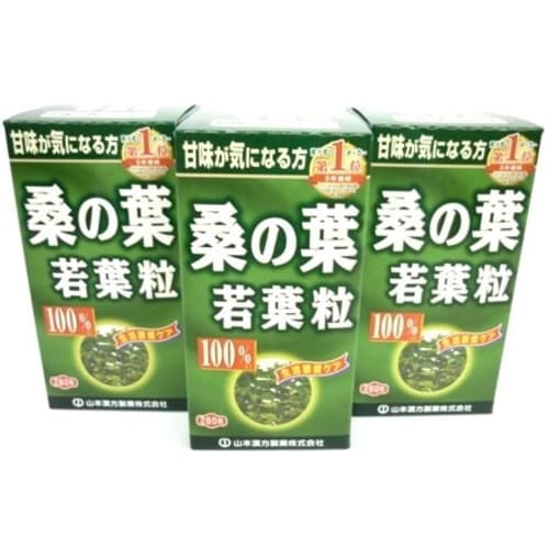 

Natural Life [Yamamoto Kanpo Pharmaceutical] Mulberry Leaf Grains 100% 280 Grains x 3 Packs