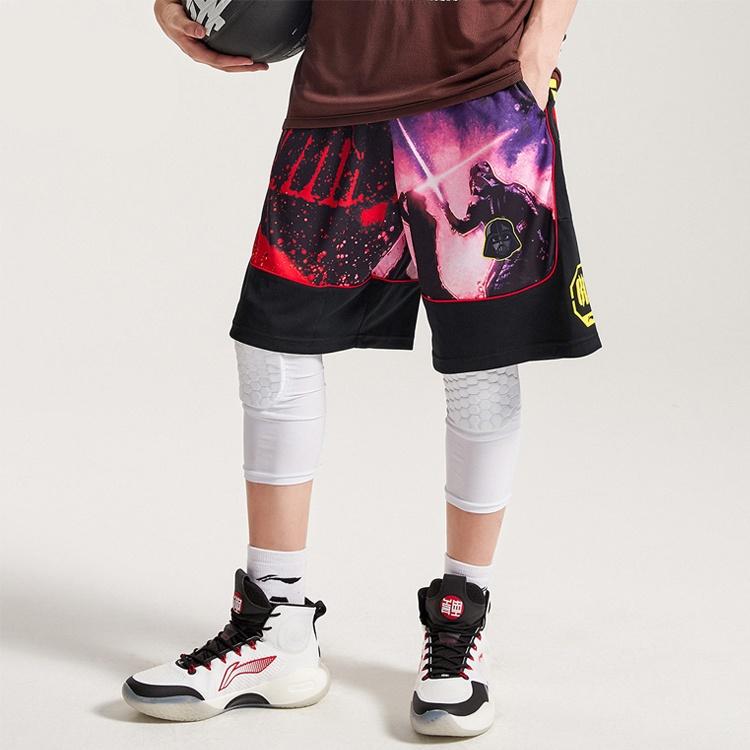 Li-Ning X Star Wars BadFive Basketball Shorts 'Multi-Color' Men's AAPQ241-1