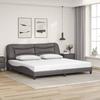 VidaXL Bed Frames Without Mattress Hvar, Upholstered Bed, Slatted Bed Base, Double Bed, Adult Bedroom Bed 3208026