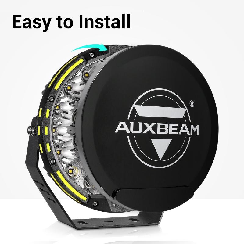 Auxbeam 7 Inch/9 Inch Round LED Driving Light Cover for Truck Pickup Offroad (Only Light Cover)