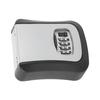 Key Lock Box Wall Mounted Resettable 4 Digits Combination Lockbox Waterproof Outdoor Key Hider for