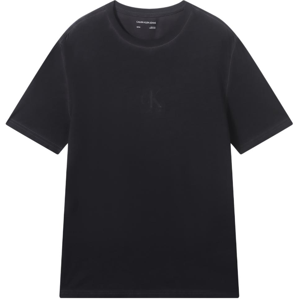

Calvin Klein Casual Comfortable Simple Solid Color Round Neck Short Sleeve T-Shirt Men Tops 40GP883-001 L