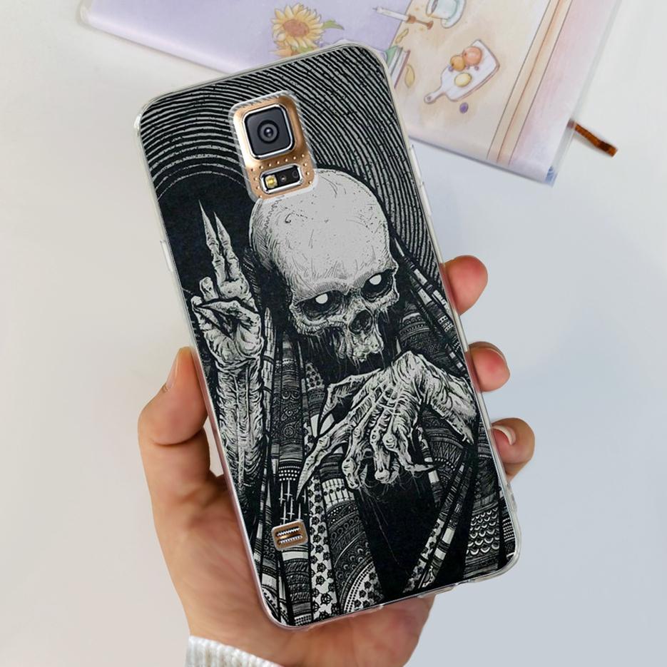 For Samsung Galaxy S5 Case SM-G900F G900I G900M Stylish Painted Cover Soft Silicone Phone Case For Samsung S5 S 5 GalaxyS5 Shell