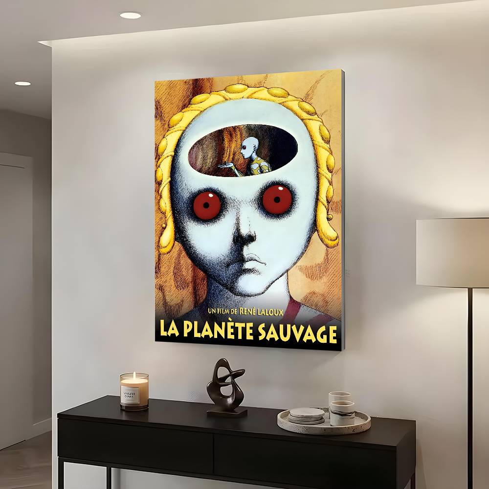 Classic Science Fiction Movies Fantastic Planet La Poster Sticker Print Waterproof Wall Art For Living Room Bedroom Home Decor