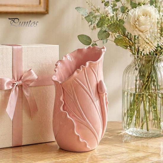 Sustainable Office Stationery Storage Lotus Leaf Pen Holder, Decorative Pencil Modern Eco-conscious Holder Desk Organizer for Supplies Makeup Brushes