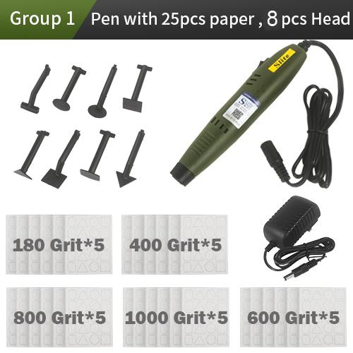 Pen Type Sander Electric Mini Sander Handheld Sanding Machine Air Grinding Machine 220V Grinder Car Polisher