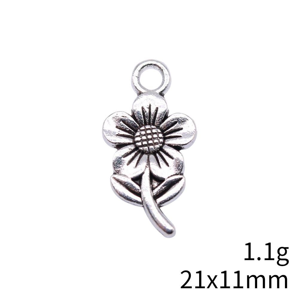 Back To School Bag Charms Rose Lotus Charms Pendant Women's Bags Bracelet Pendant